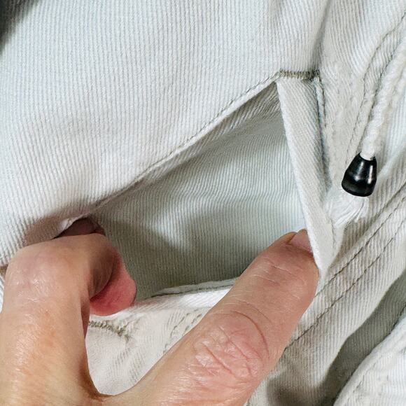 Free People White Denim Fall Knit Jacket XS - Picture 7 of 10